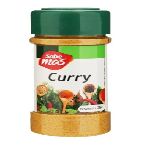 Especia Sabemas Curry Condimento - 75gr
